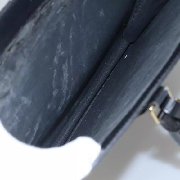 LOUIS VUITTON Epi Sac Plat Hand Bag Black M59082 LV Auth EC107 - Picture 11 of 16
